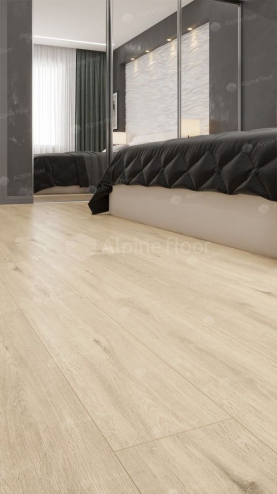 Виниловый ламинат "Alpine Floor" Classic Light MC Дуб Ваниль (1220*183*3,5 мм) — купить в Москве