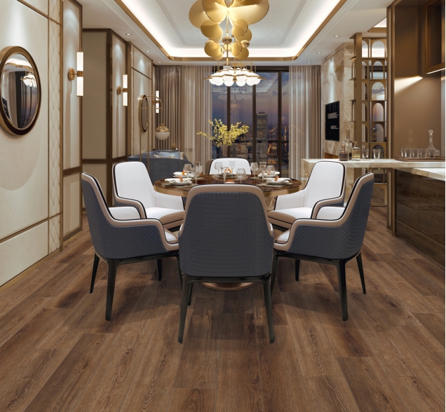 SPC ламинат "CronaFloor" Wood 4V Дуб Регин (1200*180*4 мм) — купить в Москве