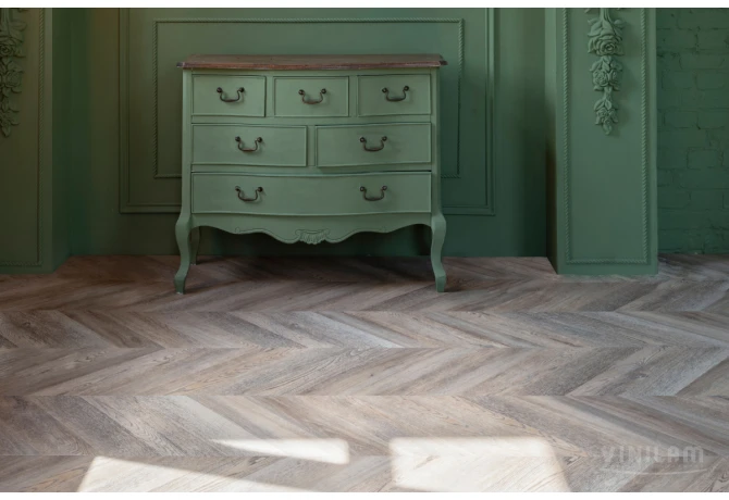 SPC ламинат Шеврон Шампань (1293*305*8,5 мм) — купить в Москве