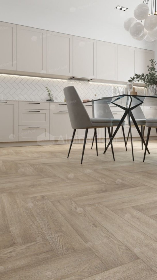 Виниловая плитка "Alpine Floor" Parquet LVT Дуб Ваниль Селект (590*118*2,5 мм) — купить в Москве