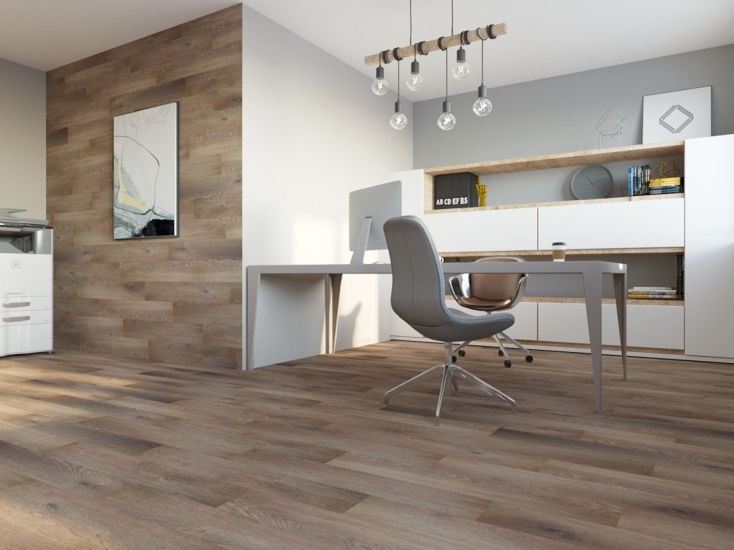 Замковая ПВХ плитка "Art Tile" Дуб Террас (920*150*4 мм) — купить в Москве