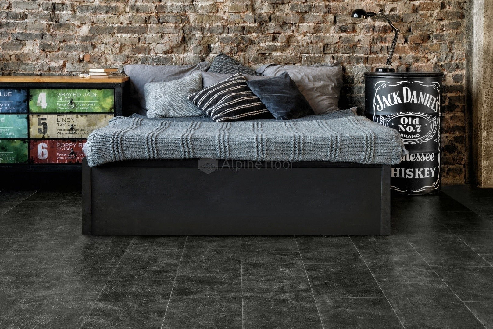 Замковая ПВХ плитка Ларнака  (609,6*304,8*4мм) — купить в Москве