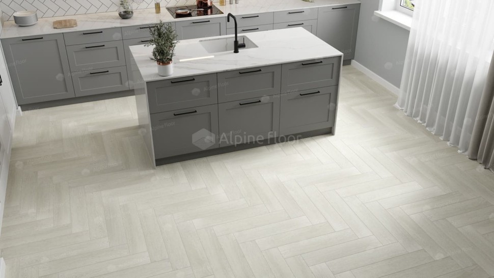 Виниловая плитка "Alpine Floor" Parquet LVT Зимний Лес (590*118*2,5 мм) — купить в Москве