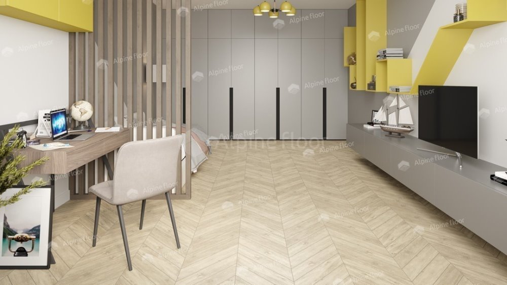 LVT плитка "Alpine Floor" Сонома (555*127*2,5 мм) — купить в Москве