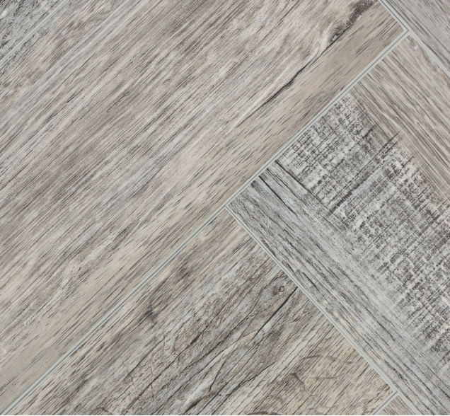 Виниловый ламинат SPC "Cronafloor" Herringbone Дуб Реймс (640*128*4,5 мм) — купить в Москве