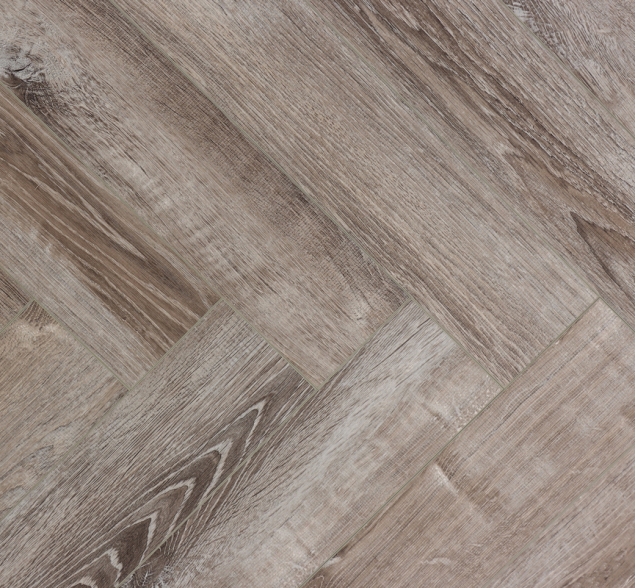 Виниловый ламинат SPC "Cronafloor" Herringbone Дуб Тулон (640*128*4,5 мм) — купить в Москве