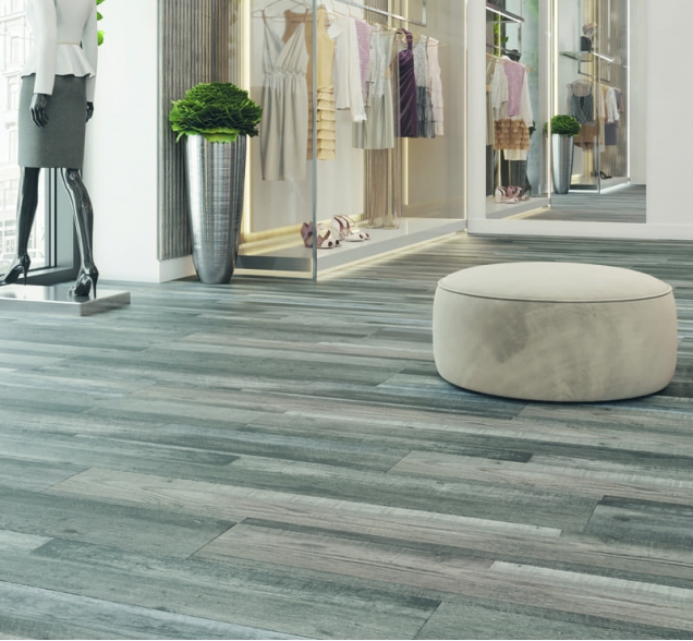 SPC ламинат "CronaFloor" Wood 4V Дуб Марсель (1200*180*4 мм) — купить в Москве