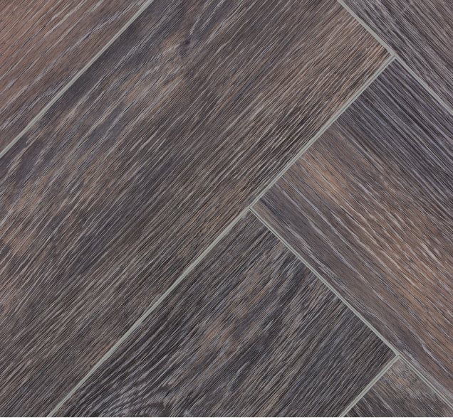 Виниловый ламинат SPC "Cronafloor" Herringbone Дуб Бордо (640*128*4,5 мм) — купить в Москве