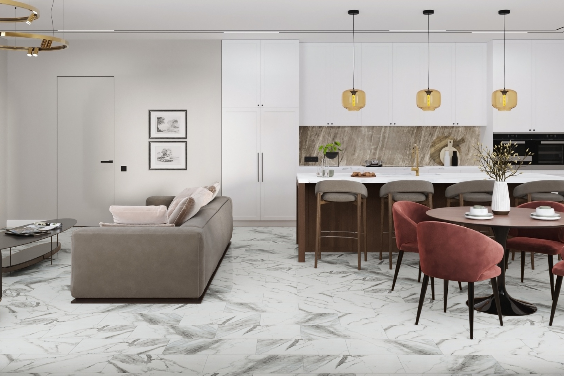 SPC плитка «Damy Floor» Эверест (610*305*5 мм) — купить в Москве