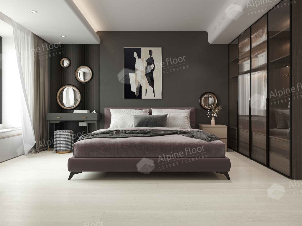 Кварцвиниловая плитка LVT "Alpine Floor" Сагано (1219,2*184,15*2,5 мм) — купить в Москве