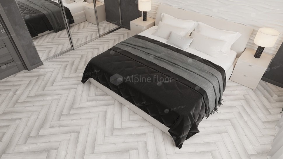 Виниловая плитка "Alpine Floor" Parquet LVT Дуб Альхена (590*118*2,5 мм) — купить в Москве