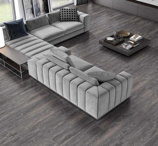 SPC ламинат "CronaFloor" Nano 4V Дуб Морёный (1200*180*3,5 мм) — купить в Москве