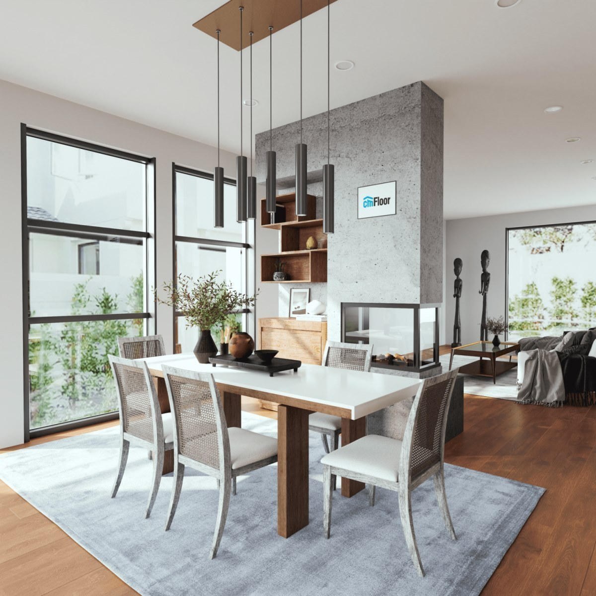 Виниловое напольное покрытие ScandiWood 18 Дуб Корица (180*1220*5 мм) — купить в Москве