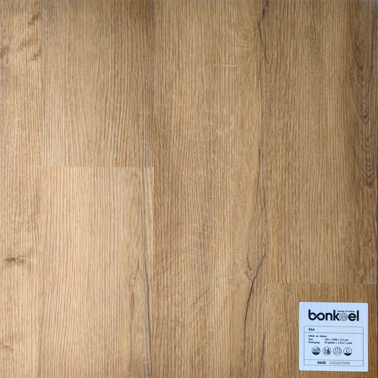 Плитка ПВХ "Bonkeel" Base New 344 (1220*150*3,5 мм) — купить в Москве