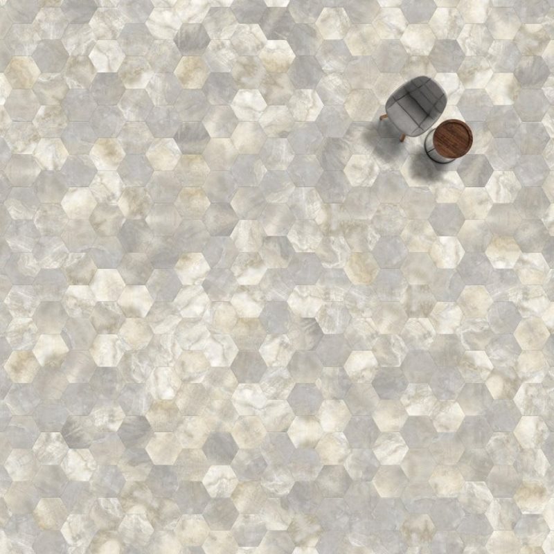 Виниловая плитка Big Hexagon 294 (452,64*392*2,5 мм) — купить в Москве