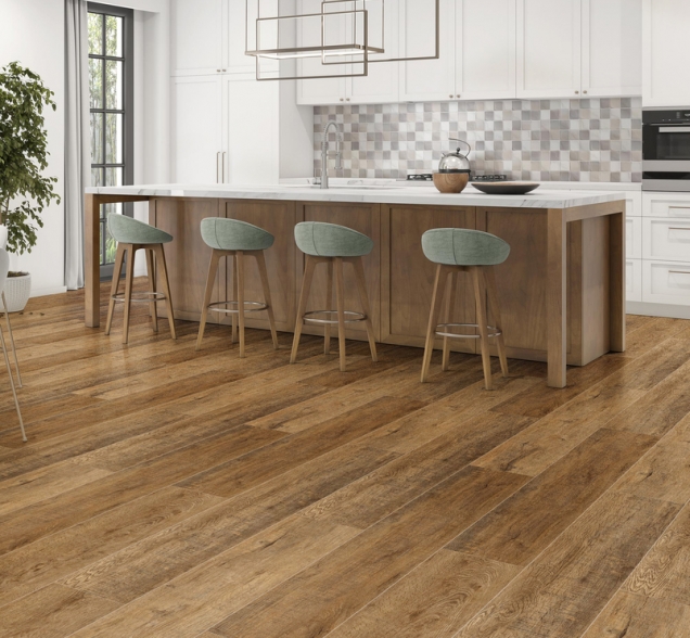 SPC ламинат "CronaFloor" Wood 4V Дуб Робуста (1200*180*4 мм) — купить в Москве