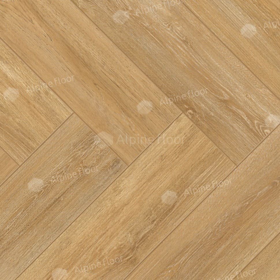 Ламинат "Alpine Floor" Herringbone Дуб Тулуза (606*101*8 мм) — купить в Москве