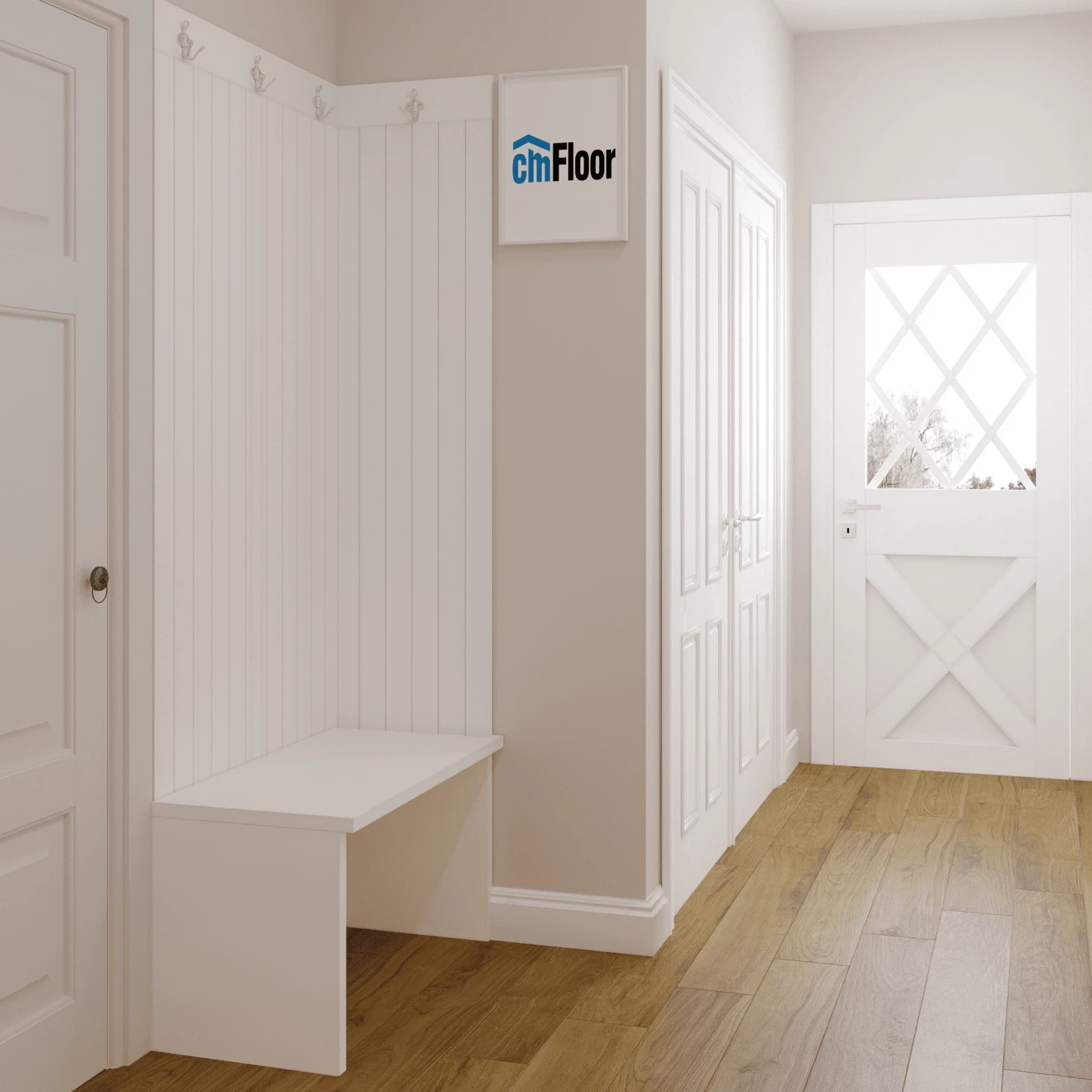 SPC плитка для пола Орех Американский (1220*180*4 мм) — купить в Москве