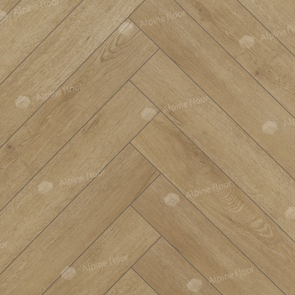 Ламинат "Alpine Floor" Herringbone 12 Дуб Молизе (600*100*12 мм) — купить в Москве