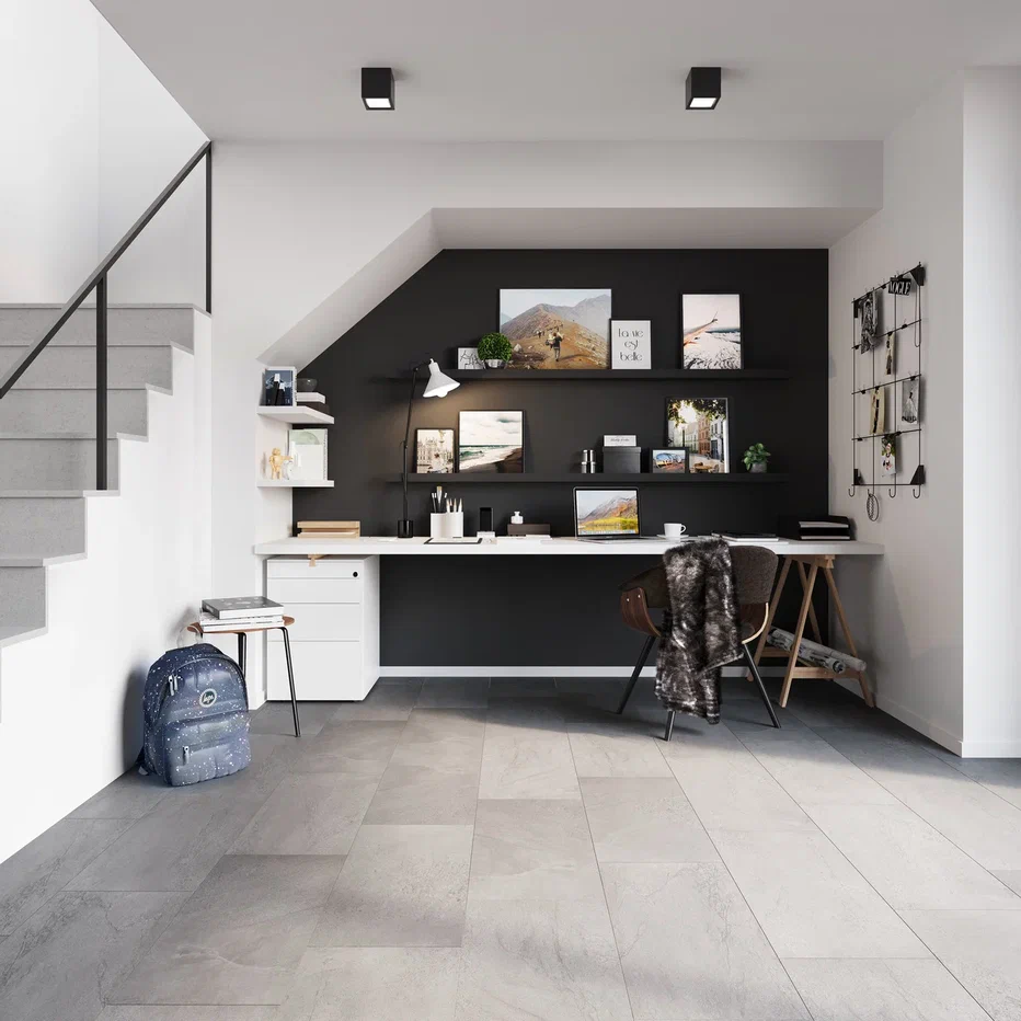 SPC ламинат "Invictus" Groovy Granite Steel (603*298*6мм) — купить в Москве