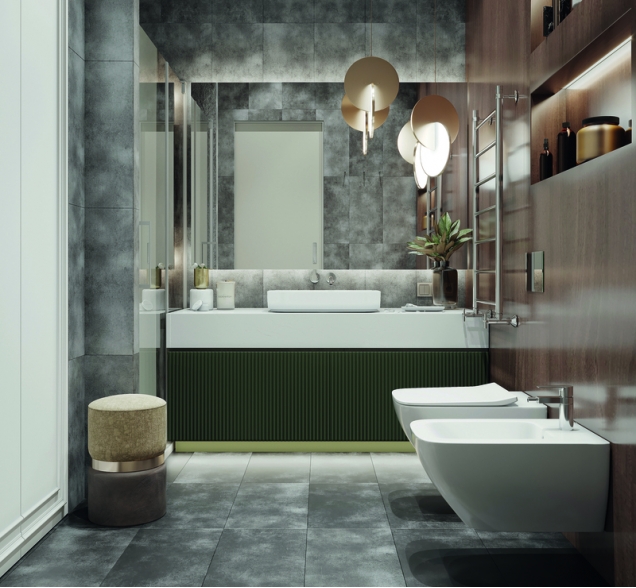 SPC ламинат "CronaFloor" Stone 4V Торнадо Серый (600*300*4 мм) — купить в Москве