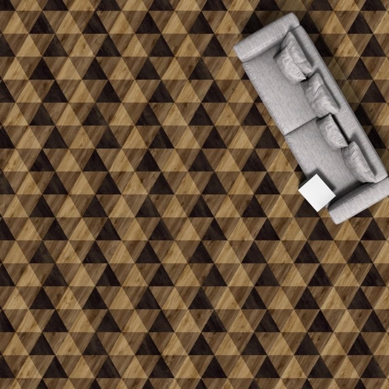 Виниловая плитка Triangles 362 (452,64*392*2,5 мм) — купить в Москве