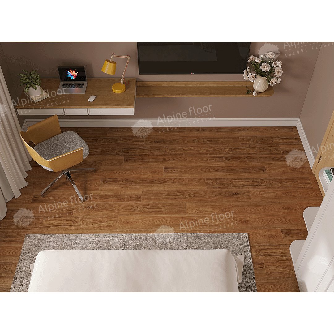 SPC ламинат "Alpine Floor" Орех Маррон Классик (1220*183*4 мм) — купить в Москве