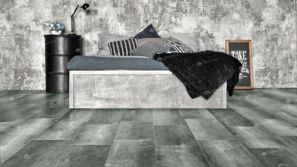 Виниловая плитка "Alpine Floor" Light Stone Корнуолл (608*303*2,5 мм) — купить в Москве
