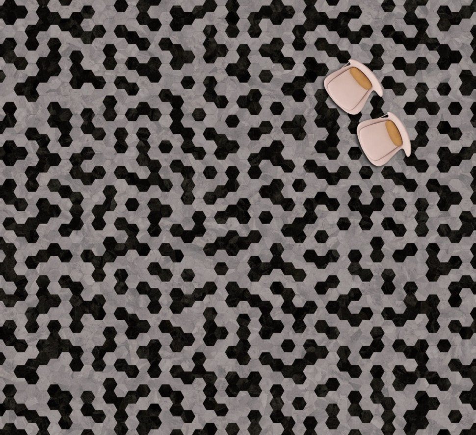 Виниловая плитка "Moduleo" Moods Hexagon 336 (226,32*196*2,5 мм) — купить в Москве