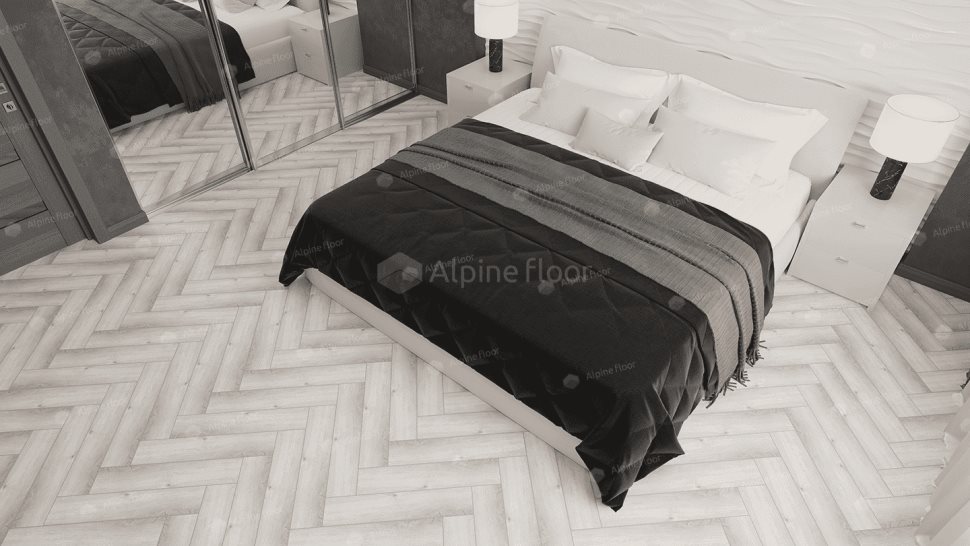 Виниловый ламинат "Alpine Floor" Parquet Light Дуб Альхена (600*125*4 мм) — купить в Москве