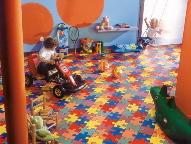 Линолеум бытовой "IVC" Neo Puzzle 50 (3м) — купить в Москве