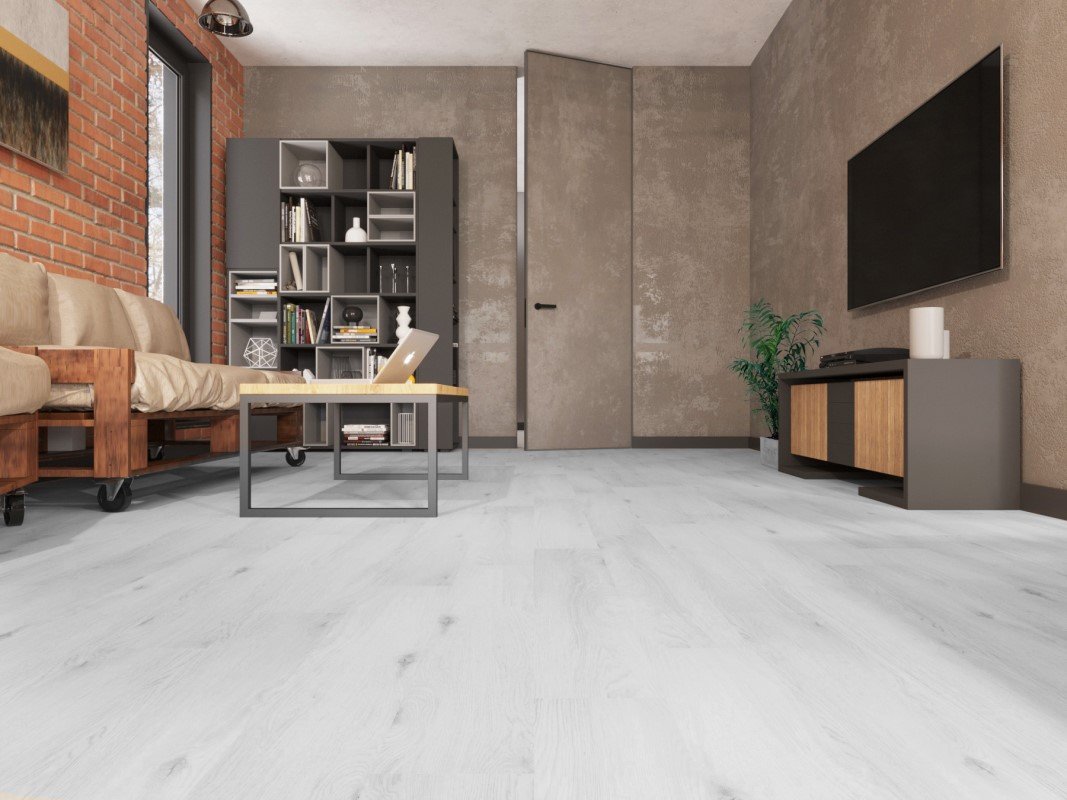 Замковая ПВХ плитка "Art Tile" Ясень Эдмонтон (920*150*4 мм) — купить в Москве