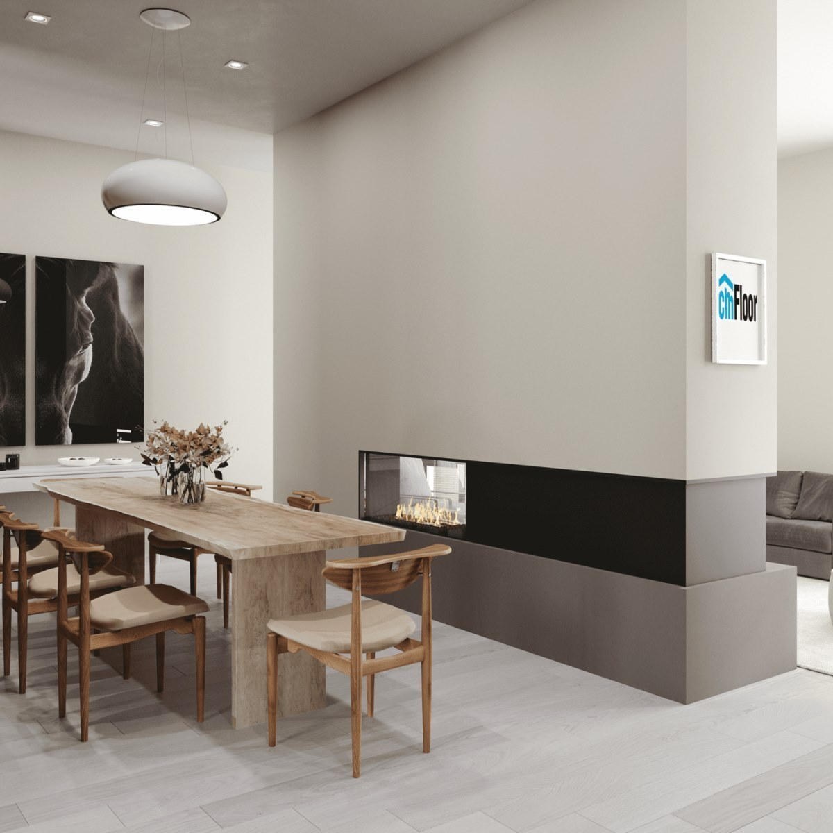 Виниловое напольное покрытие ScandiWood 02 Дуб Белый (180*1220*5 мм) — купить в Москве