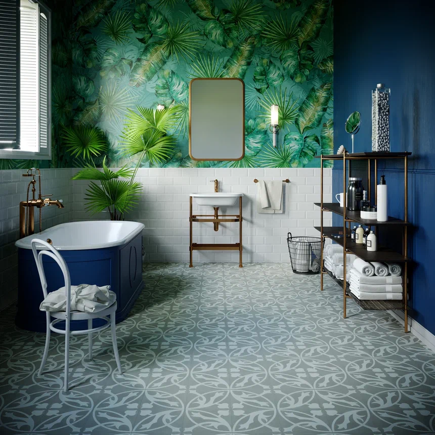 Кварцвиниловая плитка "Invictus" Victorian Deco Smoke (229*229*2,5мм) — купить в Москве