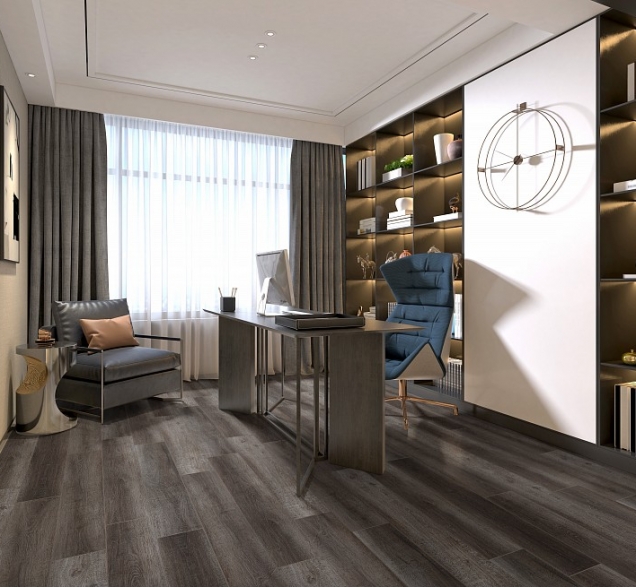 SPC ламинат "CronaFloor" Wood 4V Дуб Джакарта (1200*180*4 мм) — купить в Москве