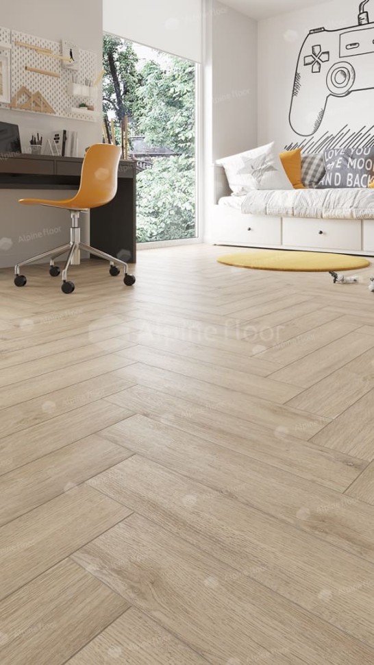 Виниловая плитка "Alpine Floor" Parquet LVT Дуб Медия (590*118*2,5 мм) — купить в Москве