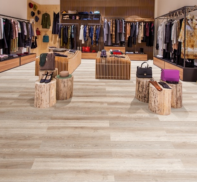 SPC ламинат "CronaFloor" Nano 4V Дуб Светлый (1200*180*3,5 мм) — купить в Москве