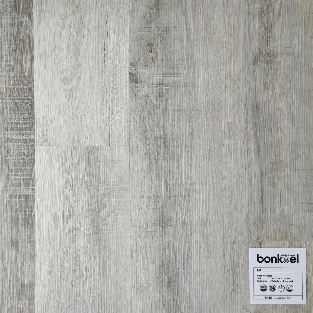 Плитка ПВХ "Bonkeel" Base New 241 (1220*150*3,5 мм) — купить в Москве