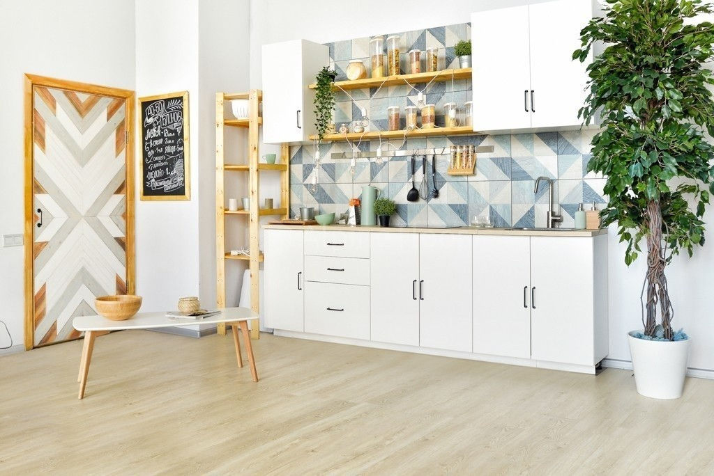 Замковая ПВХ плитка Секвойя Медовая  (1219*184*3,2мм) — купить в Москве