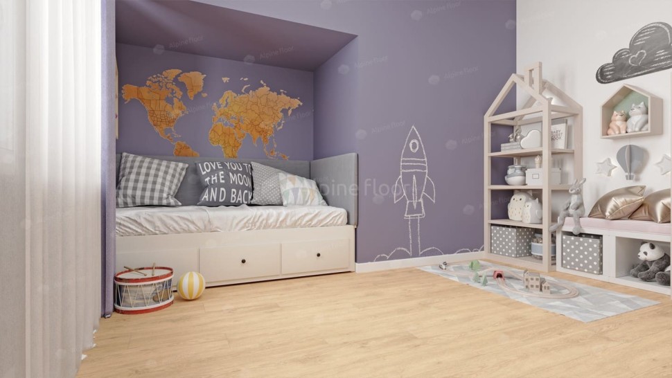 Виниловый ламинат "Alpine Floor" Classic Light MC Дуб Ваниль Селект (1220*183*3,5 мм) — купить в Москве