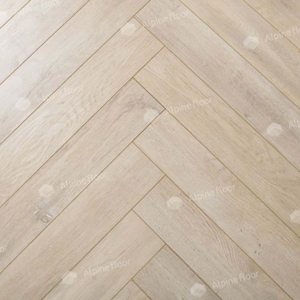 Ламинат "Alpine Floor" Herringbone 12 Дуб Лацио (600*100*12 мм) — купить в Москве