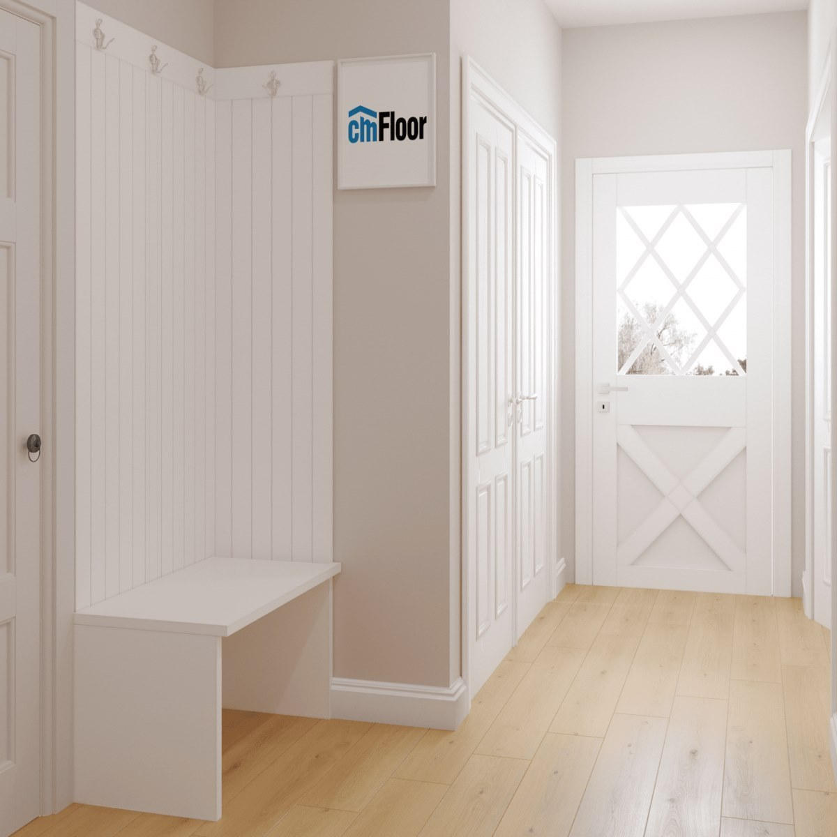 Виниловое напольное покрытие ScandiWood 09 Дуб Орегон (180*1220*5 мм) — купить в Москве