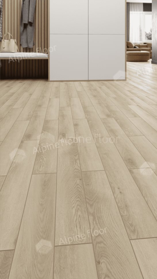 Ламинат "Alpine Floor" Herringbone 12 PRO Дуб Орлеан (606*101*12 мм) — купить в Москве