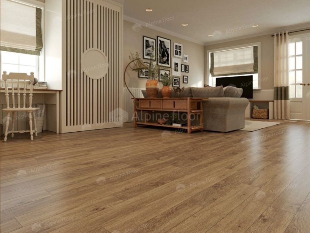 SPC Ламинат "Alpine Floor" Grand Sequoia Village Макадамия (1220*125*4 мм) — купить в Москве