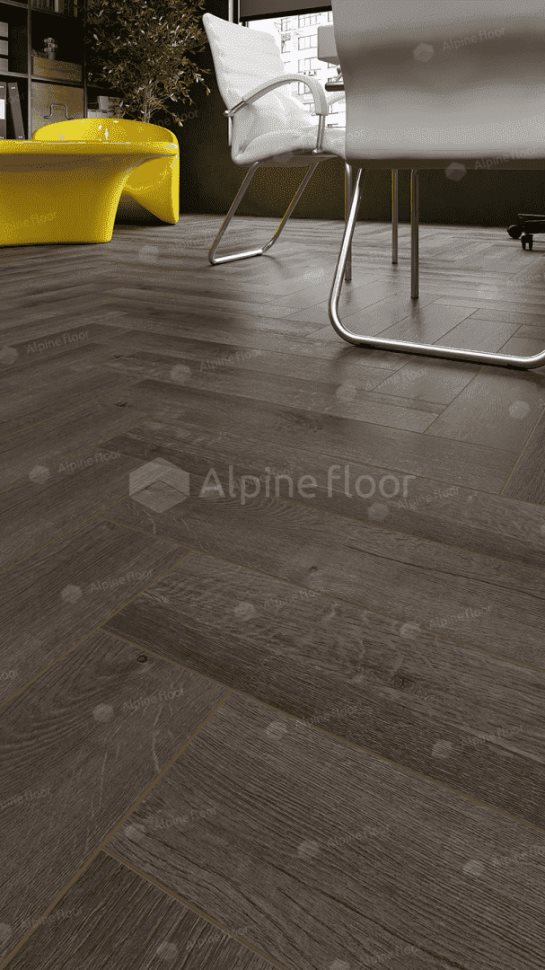 Виниловый ламинат "Alpine Floor" Parquet Light Дуб Антарес (600*125*4 мм) — купить в Москве