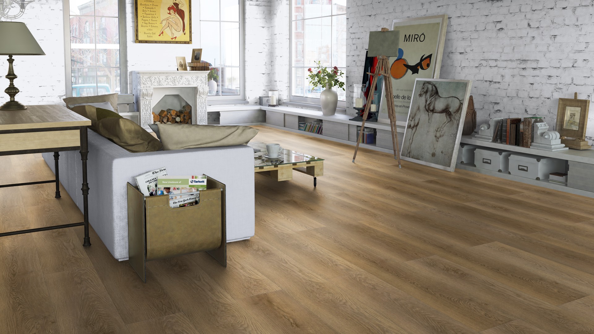 SPC ламинат "Tarkett" Deep House Stanley (1400*225*4,6 мм) — купить в Москве