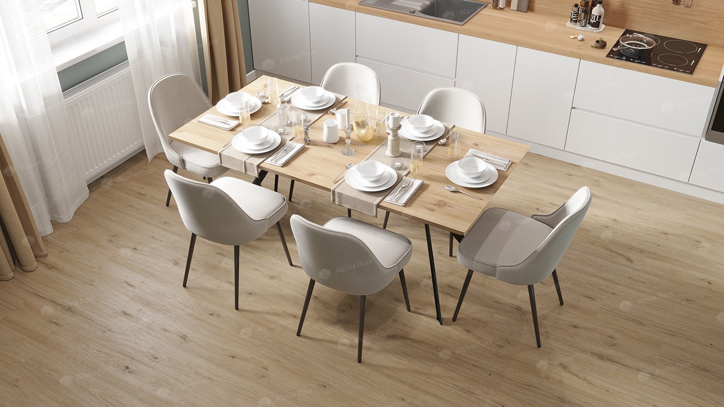 SPC ламинат "Alpine Floor" Ларго (1220*183*3,5 мм) — купить в Москве