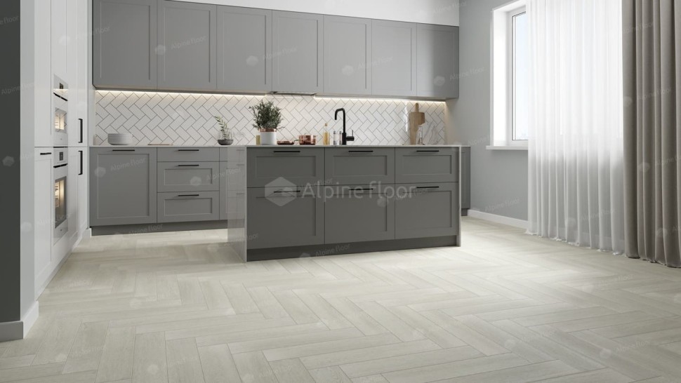 Виниловая плитка "Alpine Floor" Parquet LVT Зимний Лес (590*118*2,5 мм) — купить в Москве