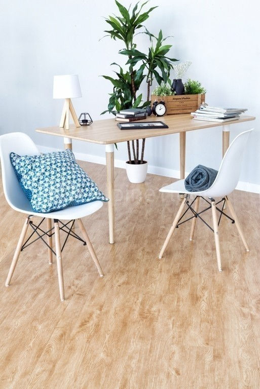 Замковая ПВХ плитка "Alpine Floor" Бук  (1220*183*4мм) — купить в Москве