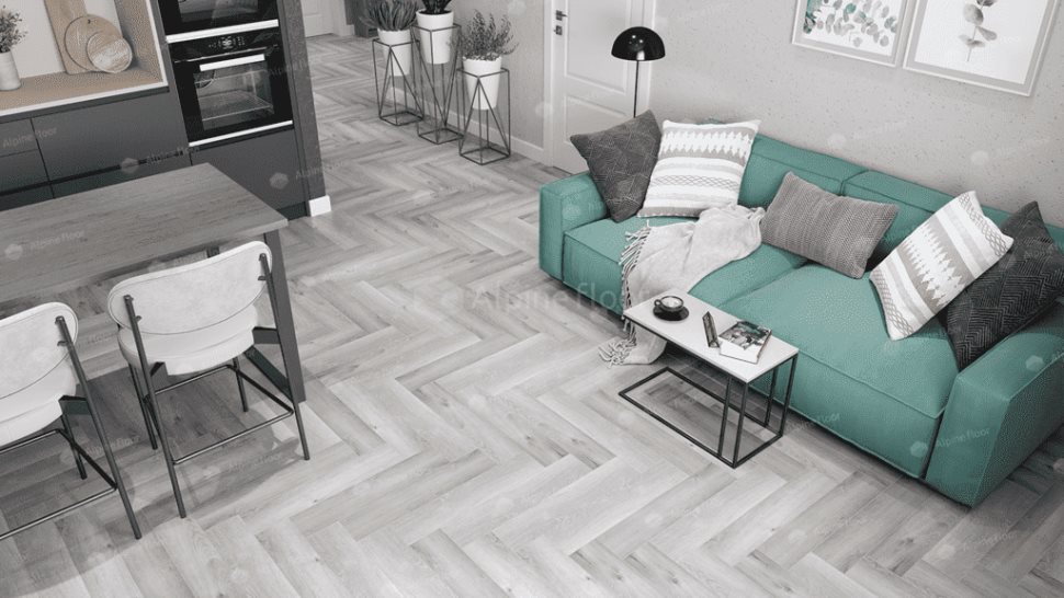 Виниловый ламинат "Alpine Floor" Parquet Light Дуб Лейтена (600*125*4 мм) — купить в Москве